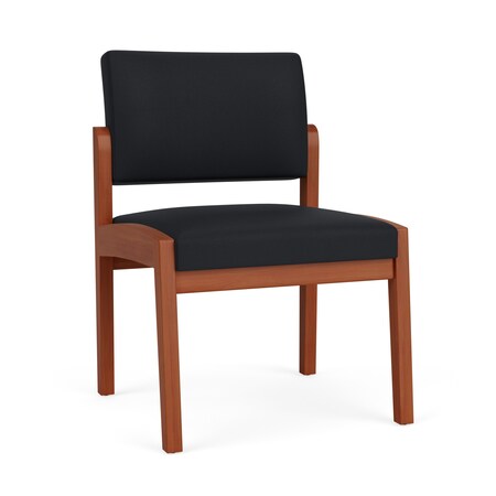 Lesro Lenox Armless Guest Chair, 22.5 in W 26 in L 31.5 in H LW1102